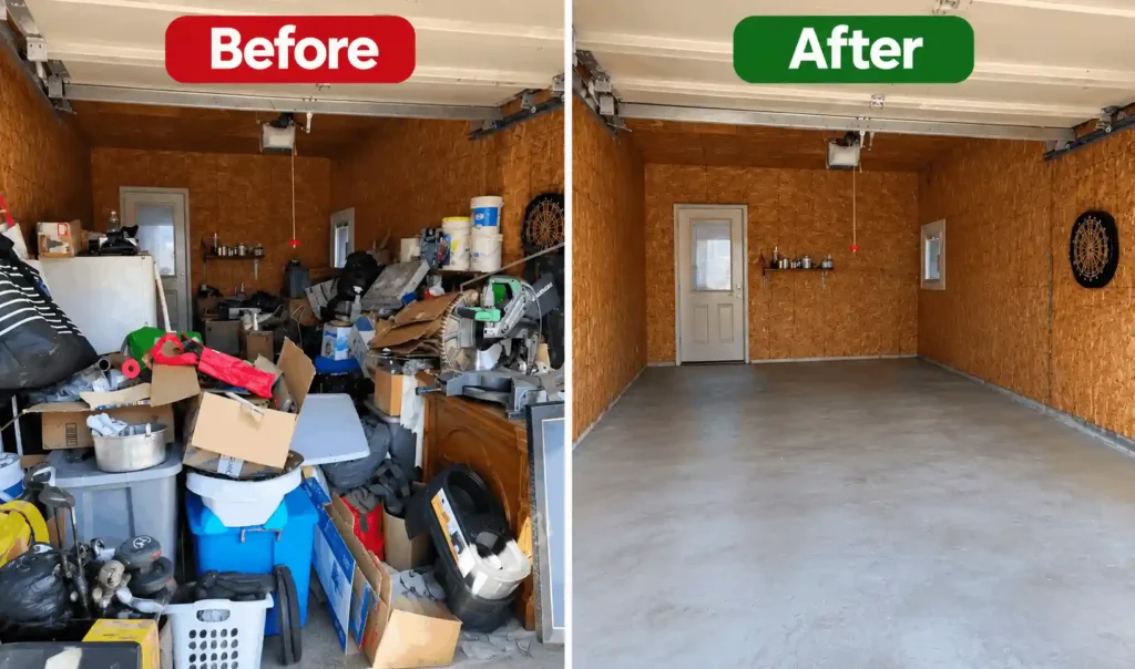 garage cleanout greeley before after garage cleanout greeley before after