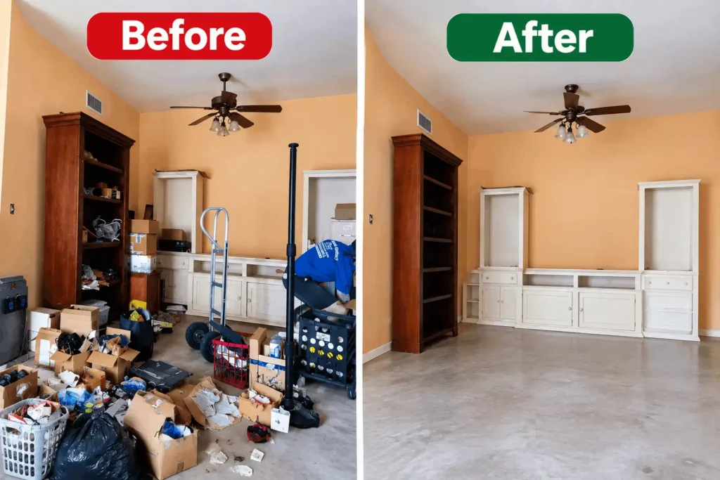 Property Cleanouts Before and after Property Cleanouts Before and after